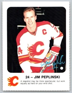 Jim Peplinski 1986-87 Calgary Flames Red Rooster - Picture 1 of 1