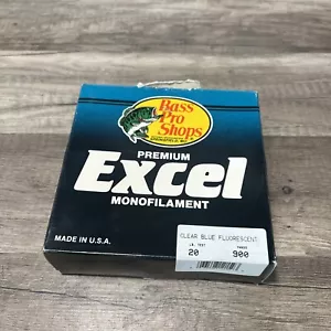 Bass Pro Shops Premium Excel monofilamento trasparente 900 iarde 20 libbre Test - Foto 1 di 5