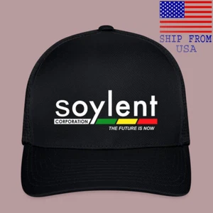 Soylent Green Corporation Black Baseball Cap Hat Adult Size S/M & L/XL - Picture 1 of 4