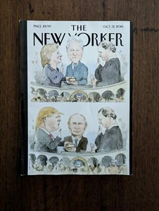 New Yorker Magazine - Hillary. Putin & Trump. "Significant Others". Barry Blitt. - Picture 1 of 3