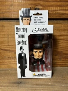 WIND UP WALKING HEAD ABRAHAM LINCOLN ARCHIE MCPHEE NEW OLD STOCK - Picture 1 of 4
