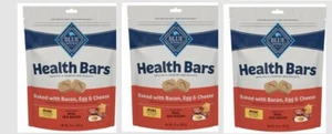 Dog Treats Blue Buffalo Natural Crunchy Bar Bacon, Egg Cheese 3 Pack - Picture 1 of 6