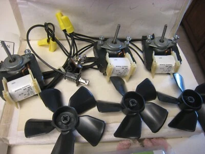 3 Fasco 71022764 Hecho en EE. UU. 120 V Ventilador Motor 3000 rpm Con 4" Ventilador Hoja NUEVO Foto 1 de 4