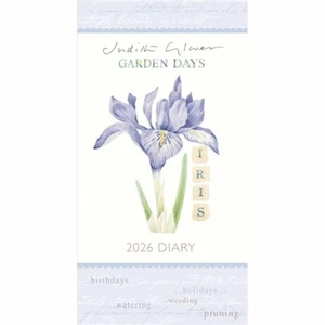 Otter House Judith Glover, Garden Days Slim Diary Weeks To View 2026 - Picture 1 of 7