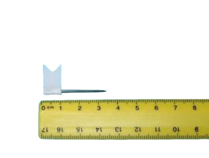 Stecknadeln Fahne Kartennadel Fähnchen Pinwand Makiernadeln Stecknadeln 50x weiß - Bild 1 von 4