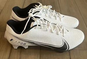 Size 14 Wide Nike Football Cleats Vapor Edge Pro 360 White Black CV6350-100 - Picture 1 of 5