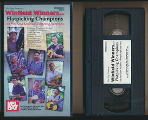 Winfield Winners Flatpicking Champions 2000 VHS Mel Bay RARE Acoustic Guitar HTF - Imagen 1 de 2
