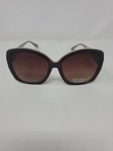 jessica simpson Oversized Square Sunglasses Brown/LtBr 11DR2023 - Picture 1 of 8