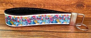 Key Fob Chain Holder Wrist Lanyard Strap Stitch Aloha Hawaii Ohana Character RTS - Picture 1 of 1