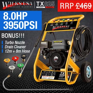 OUT OF STOCK: Wilks-USA Petrol Pressure Washer Jet Wash Patio Cleaner TX625i - Picture 1 of 13