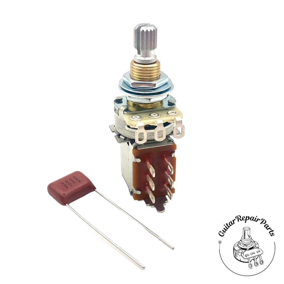 Fishman Fluence 25k Push-Pull Pot,M8 Bushing, Split Shaft, ACC-FLU-PPP - Image 1 of 1