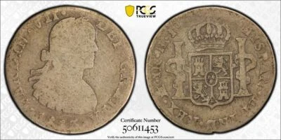 1813 Mo HJ PCGS G6 - MEXICO - Silver Real Coin Calico 607 #52261A - Image 1 of 3