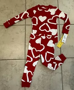 Carter’s Size 2T Valentine’s Day Girl’s 2 Piece Pajama Set. NWT - Picture 1 of 1