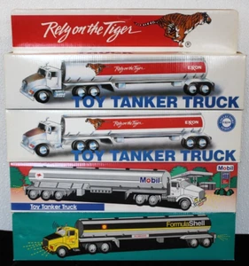 Set of 4 Collector Series Toy Tanker Trucks - Exxon, Mobil, Shell - 1992/93๐ก๐ - Picture 1 of 24