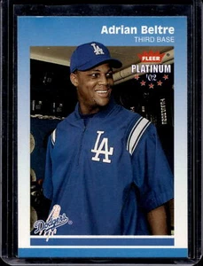 2002 Fleer Platinum Adrian Beltre #100 - Los Angeles Dodgers - Picture 1 of 2