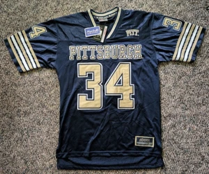 Vintage Pittsburgh University Stitched Football Jersey Colosseum Athletics M NWT - Picture 1 of 7