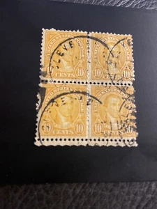 US Stamp Scott #642 Block of 4 Used - Picture 1 of 2
