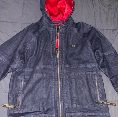 Chaqueta True Religion Para Hombre Azul Denim Para Hombre Talla XL Nueva Foto 1 de 4