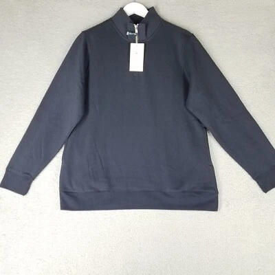 NUEVO Charles River Crosswind Sudadera Para Mujer XL Azul Marino Cuarto Cremallera Suéter Azul Foto 1 de 4