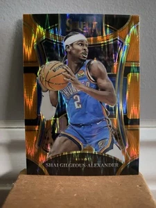 Shai Gilgeous-Alexander #344 Tectonic Prizm Panini Select 2023-24 OKC Thunder - Picture 1 of 2