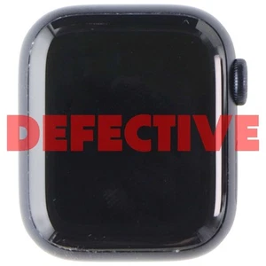 Défectueux Apple Watch Series 9 (GPS) (A2978) 41mm Minuit Étui + Sp Bande (S/M) - Photo 1 sur 3