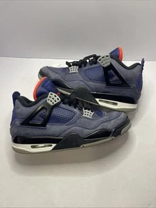 Air Jordan 4 Azul Leal Talla 10 Hombres Invierno Nike Retro Negro CQ9597-401 - Imagen 1 de 15