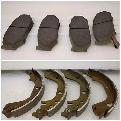 Jeu de plaquettes de frein avant et patins de frein arrière neufs d'origine p... - Photo 1/4