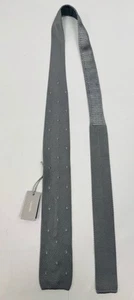 Corbata para hombre Tom Ford gris medio de seda tejida, nueva - Hecha en Italia - Imagen 1 de 8