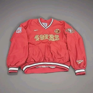 Reebok Pro Line NFL San Francisco 49ers 50th Anniv Men's Windbreaker Size M 1996 - Picture 1 of 8