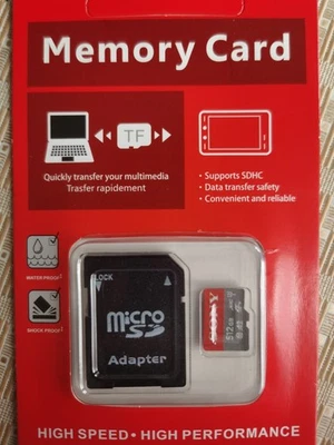 Sony 512GB Mirco SD Memory Card With Adapter - Image 1 of 2