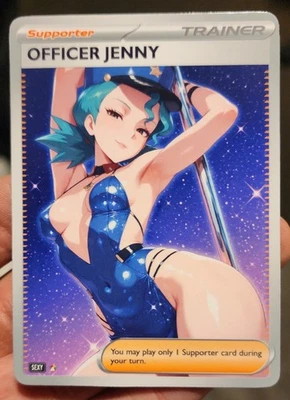 Officer Jenny - Waifu - Goddess - DIY - Full Art - Glossy - Trainer Card - Image 1 of 2