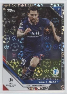 2021-22 Topps UCL Collection 1st Edition Starball Foil Lionel Messi #10 - Image 1 of 2