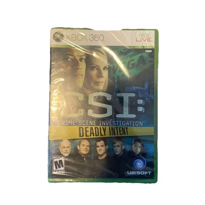 CSI: Crime Scene Investigation Deadly Intent Microsoft Xbox 360, 2009 Sealed - Image 1 of 3