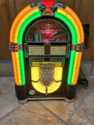 Wurlitzer Model 18 CD/Radio Jukebox  with Bluetooth and remote    RARE   #1 of 1 - Image 1 of 4