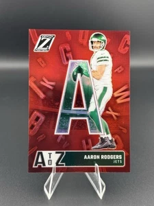 2024 Panini Zenith - A to Z Aaron Rodgers #1 Red /49 - Picture 1 of 2