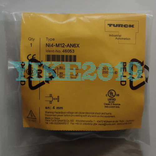 New In Box TURCK NI4 M12 AN6X H1141 Inductive Proximity Sensor 10 30VC