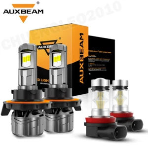 For Nissan Sentra 2004-2012 AUXBEAM Canbus LED Headlight High Low Fog Bulb White - Picture 1 of 15