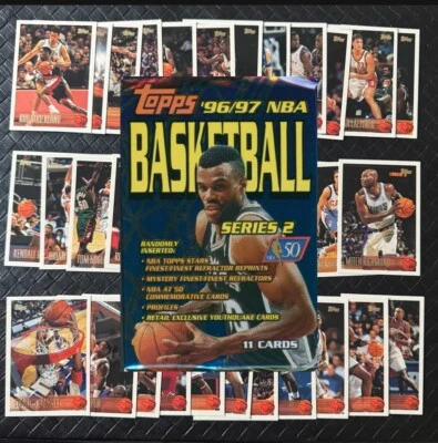 1996-97 Topps NBA Basketball Trading Cards Complete Your Set U Pick Kobe Bryant - Image 1 of 3