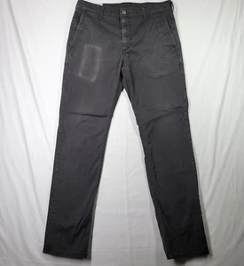 Pantalone uomo Levi's taglia 32X32 grigio scuro cotone leggero twill - tasca sbiadita - Foto 1 di 20