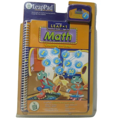 Leap Pad Leap 1 Math Preschool to 6 Counting On Leap Book and Cartridge NEW - Image 1 of 4