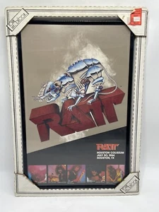 RATT Vintage Concert Poster w/ Original Packaging Houston Coliseum 1984 (20x13) - Picture 1 of 13