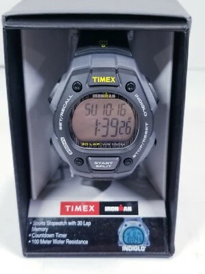 Полноразмерные часы Timex IRONMAN® Classic 30 кругов - черные/желтые TW5M09500JV - Изображение 1 из 4