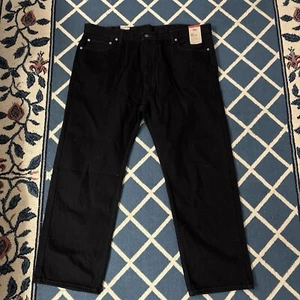 Pantalones de mezclilla Levis 505 calce regular para hombre clásicos pierna recta cremallera 44x30 - Imagen 1 de 6