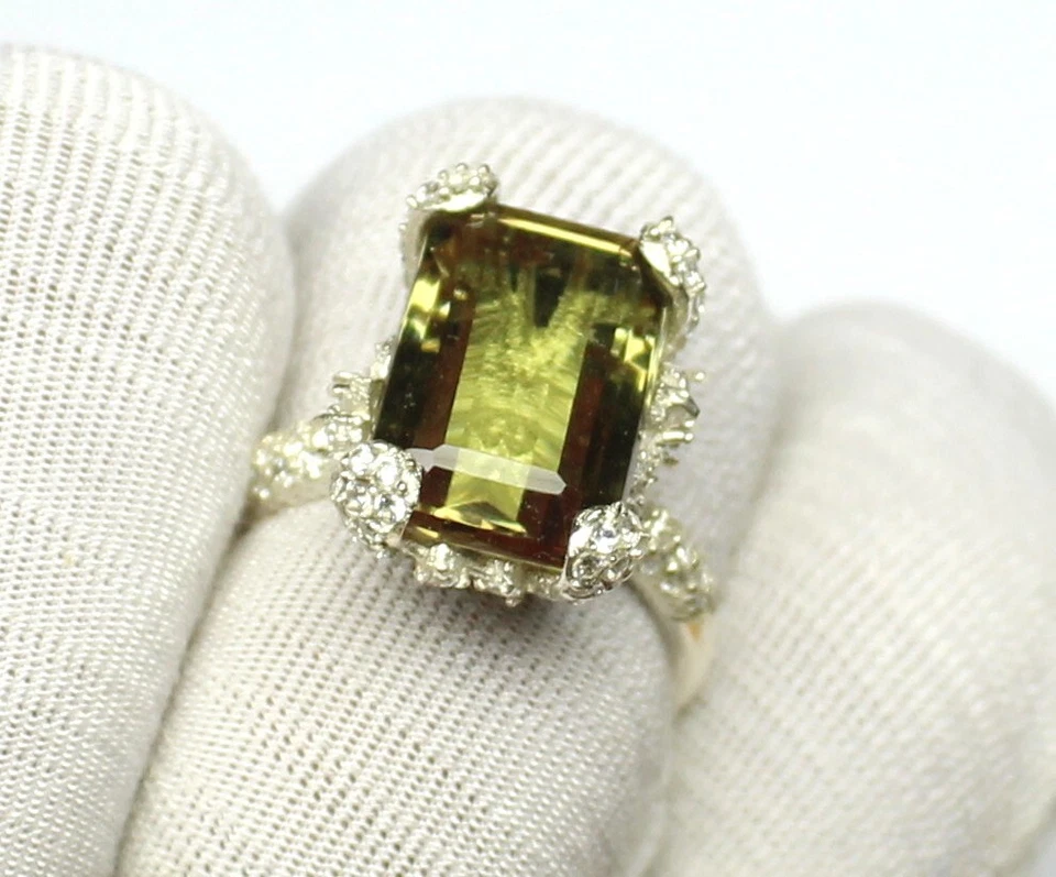 Genuine Color Change Russian Zultanite 925 Silver Ring, Alexandrite Ring on ebay - Image 1 of 4
