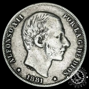 1881 - 20 CENTAVOS de PESO - Alfonso XII - MANILA - MBC - Picture 1 of 2