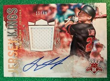 2017 Panini Diamond Kings Jersey Kings Signatures 15/49 Jake Lamb #JKS-JL Auto