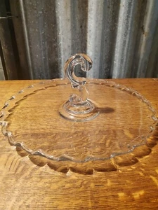 VintagevFostoria Glas Keksschale - Bild 1 von 2