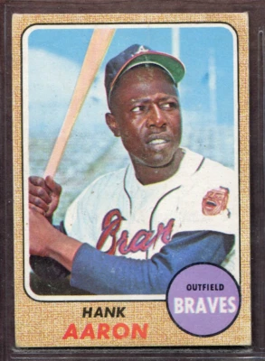 1968 Topps Set-Break No110 Хэнк Аарон VG-VGEX *JAYSACE* - Изображение 1 из 2