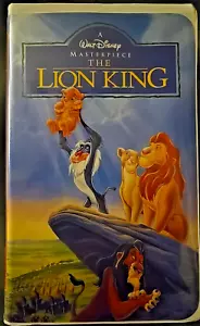 The Lion King (VHS 1995 clamshell) Walt Disney Masterpiece Collection - Foto 1 di 3