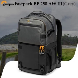 Lowepro Fastpack BP 250 AW III (Grey) Mirrorless DSLR 15.6” Laptop, 10” Tablet - Picture 1 of 1